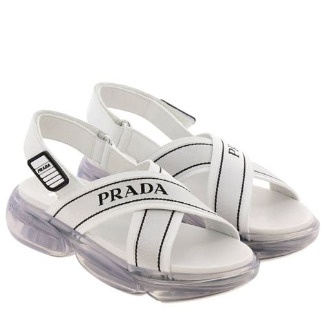 sandali bassi prada|prada platform sandals.